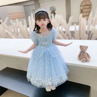 コスプレ服 アナと雪の女王 Frozen Elsa ワンピース(ワンピース)