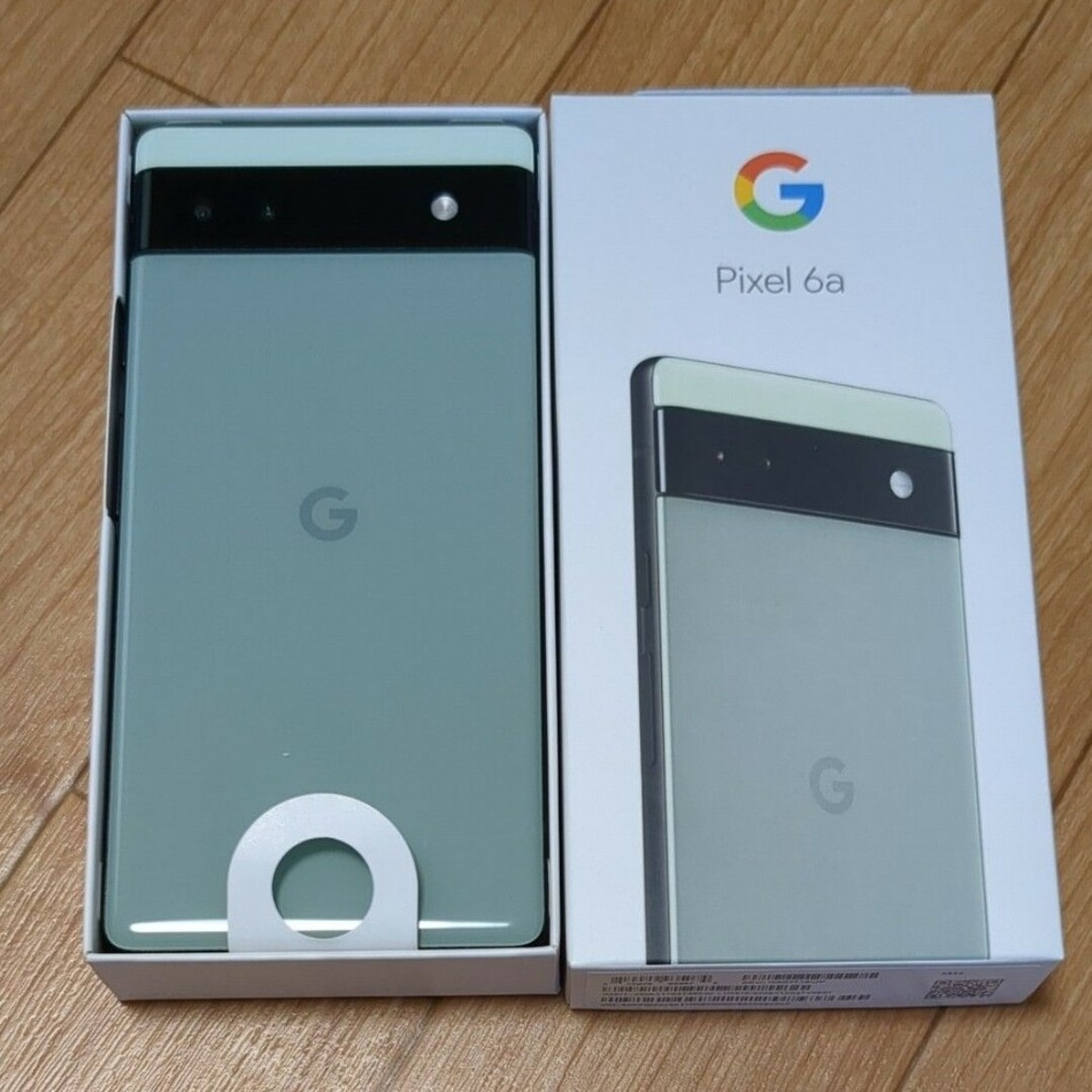 60GBCPUコア数グーグル Pixel6a ピクセル 6a SIMフリー セージ グリーン 7a