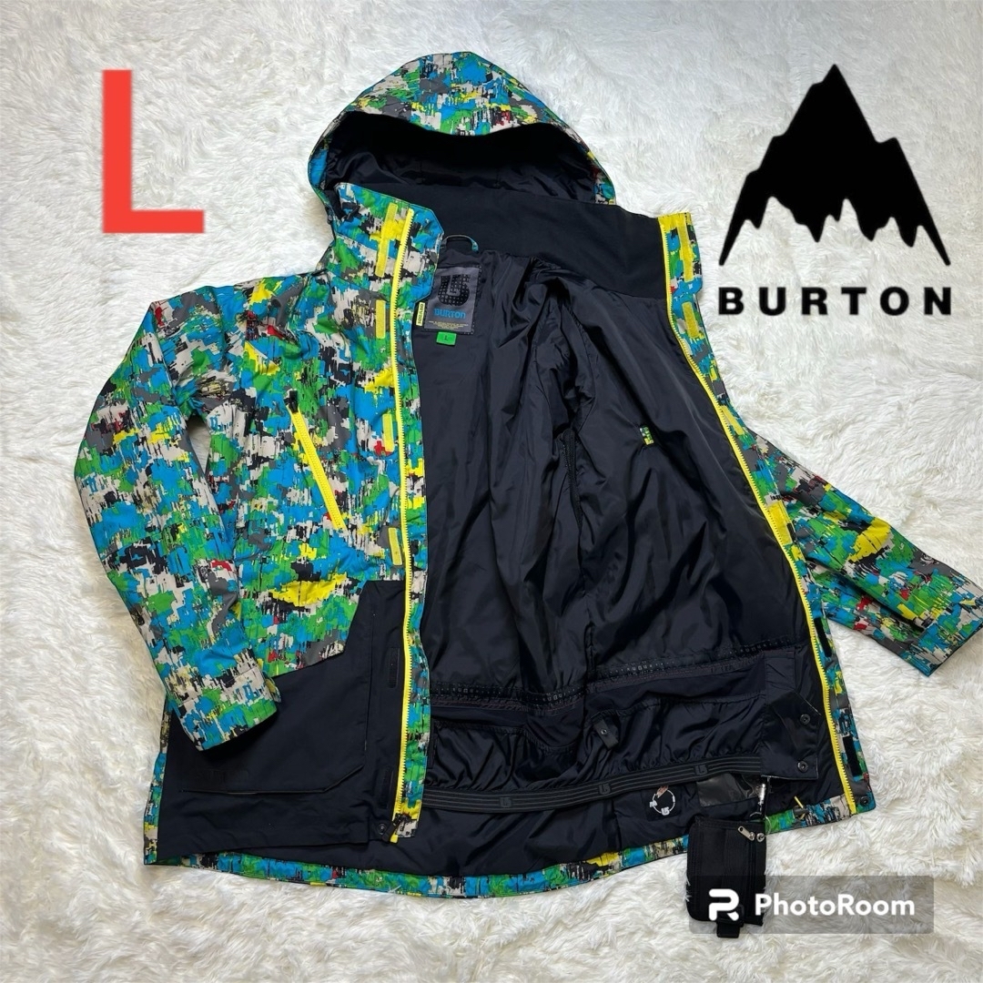 BURTON(バートン)のBURTON スノーウェア メンズ Lサイズ モザイク バートン スポーツ/アウトドアのスノーボード(ウエア/装備)の商品写真