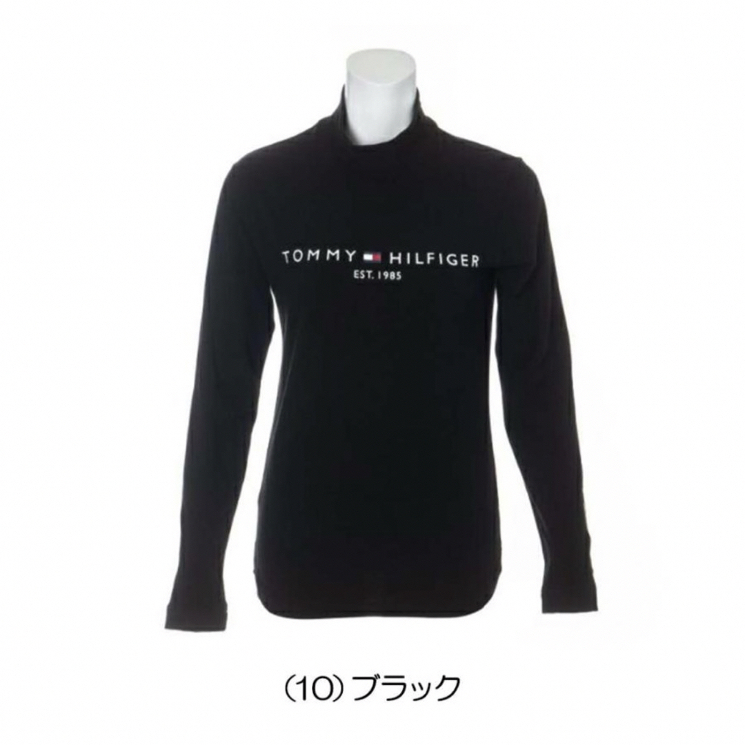 TOMMY HILFIGER(トミーヒルフィガー)の美品！トミーヒルフィガーゴルフ　TH ハイネック長袖シャツ　Lサイズ スポーツ/アウトドアのゴルフ(ウエア)の商品写真