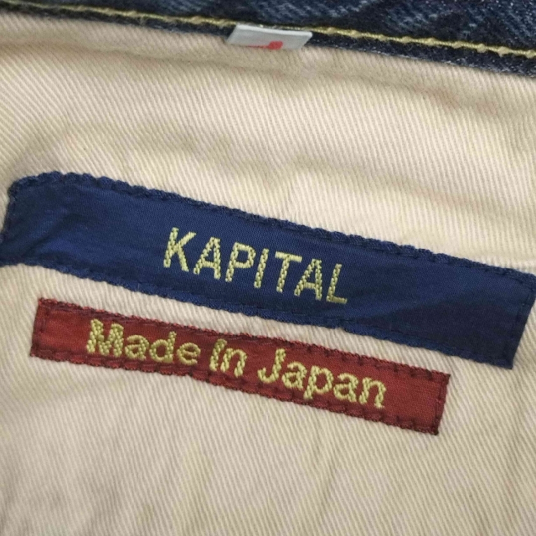 KAPITAL(キャピタル)のKAPITAL(キャピタル) ボタンフライ リペアダメージ加工 デニムパンツ メンズのパンツ(デニム/ジーンズ)の商品写真