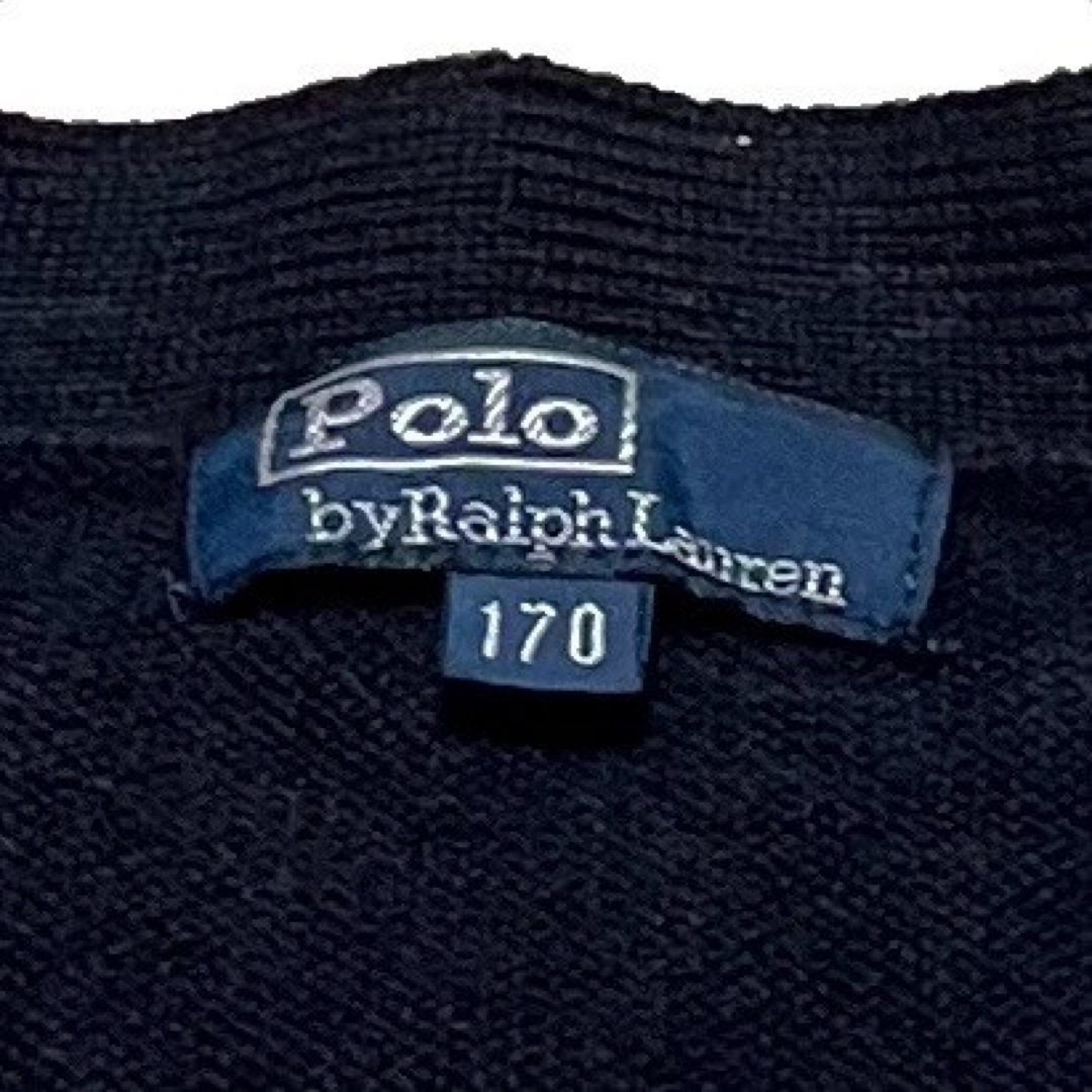 POLO RALPH LAUREN(ポロラルフローレン)の＊7240 ラルフローレン　ワンポイント　ウール　ワンポイント　カーディガン メンズのトップス(カーディガン)の商品写真