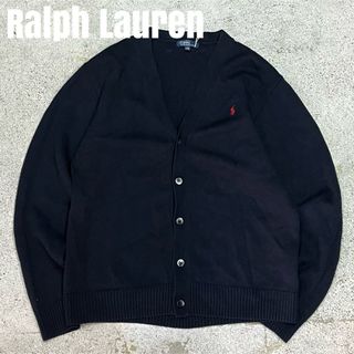 ポロラルフローレン(POLO RALPH LAUREN)の＊7240 ラルフローレン　ワンポイント　ウール　ワンポイント　カーディガン(カーディガン)