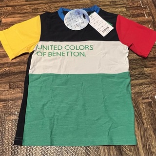 UNITED COLORS OF BENETTON. - baiya ベネトン　キッズ　新品　半袖　Tシャツ　カラフル　キッズ　130