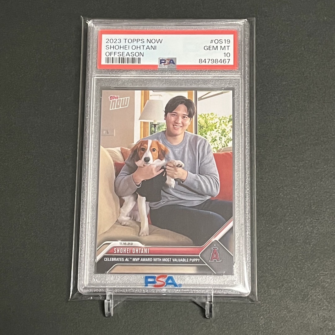 PSA10 大谷翔平 2023 TOPPS NOW #OS19 デコピン ②