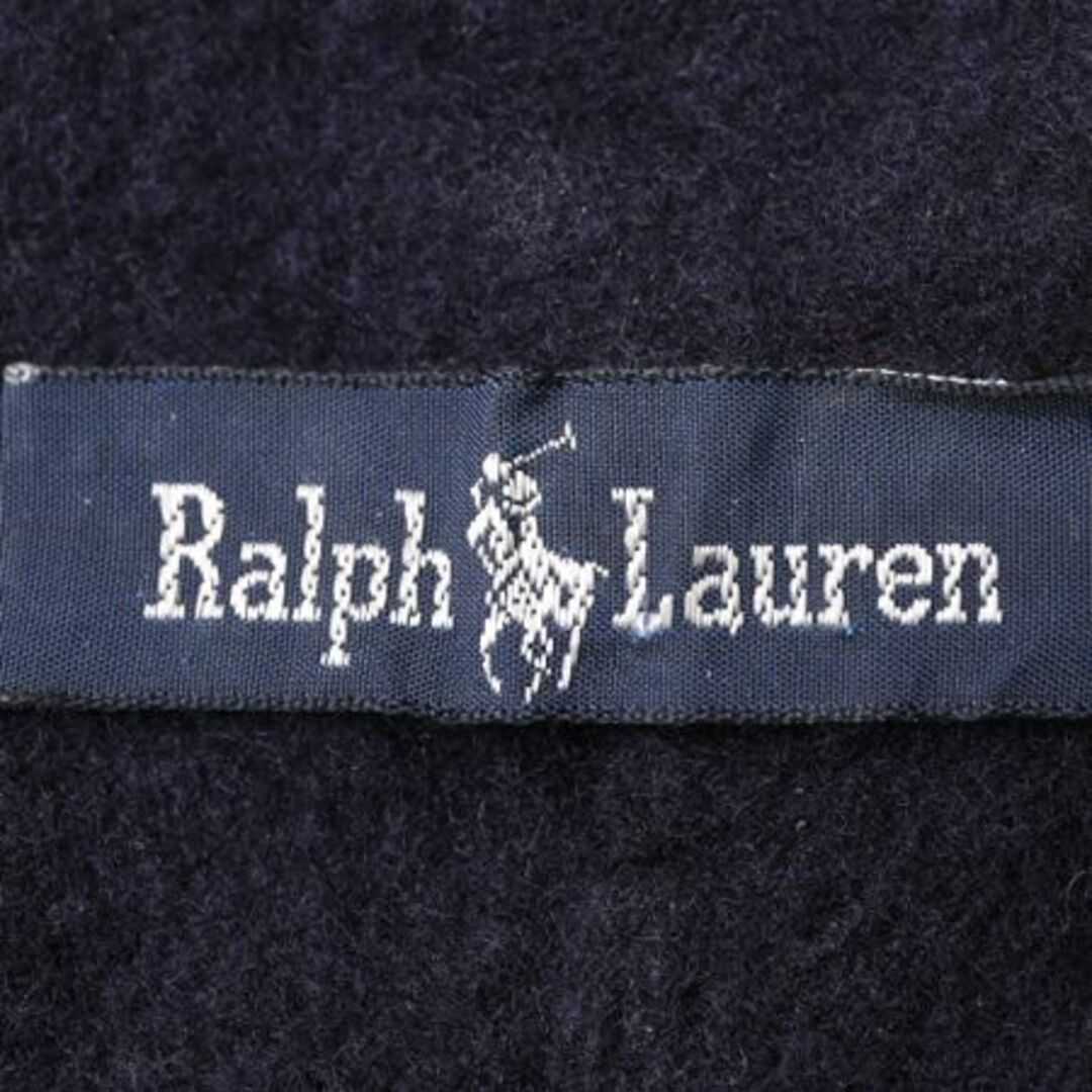 Ralph Lauren(ラルフローレン)の90s ポロ ラルフローレン ベレー帽 メンズ レディース フリーサイズ / 90年代 オールド 帽子 ワンポイント ウール フェルト ベレー 紺 POLO メンズの帽子(ハンチング/ベレー帽)の商品写真