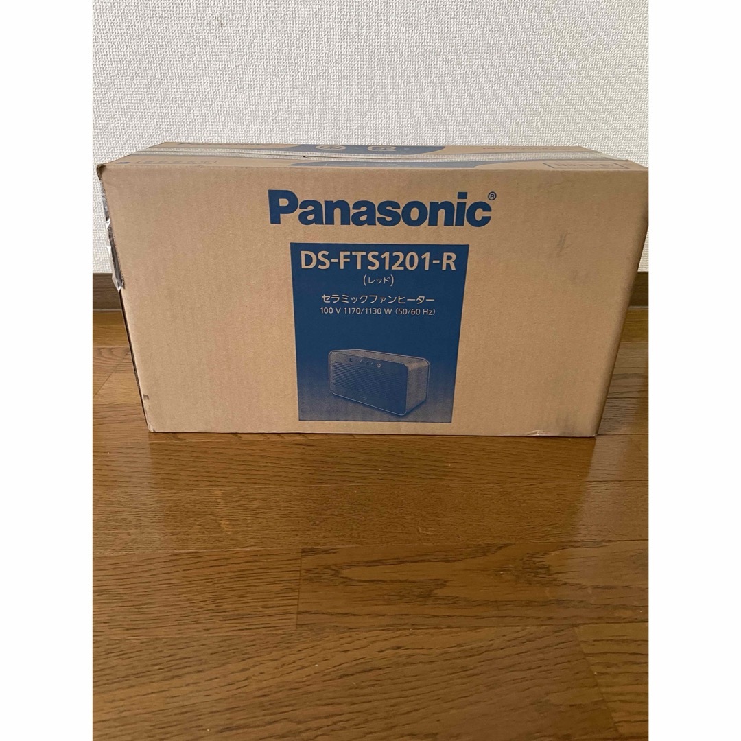 Panasonic(パナソニック)のPanasonic DS-FTS1201-R RED ファンヒーター 寒さ対策 スマホ/家電/カメラの冷暖房/空調(電気ヒーター)の商品写真