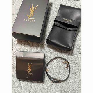 イヴサンローランボーテ(Yves Saint Laurent Beaute)のイヴサンーロラン　ビューティー　ノベルティ　化粧ブラシポーチ&ブレスレット(ポーチ)