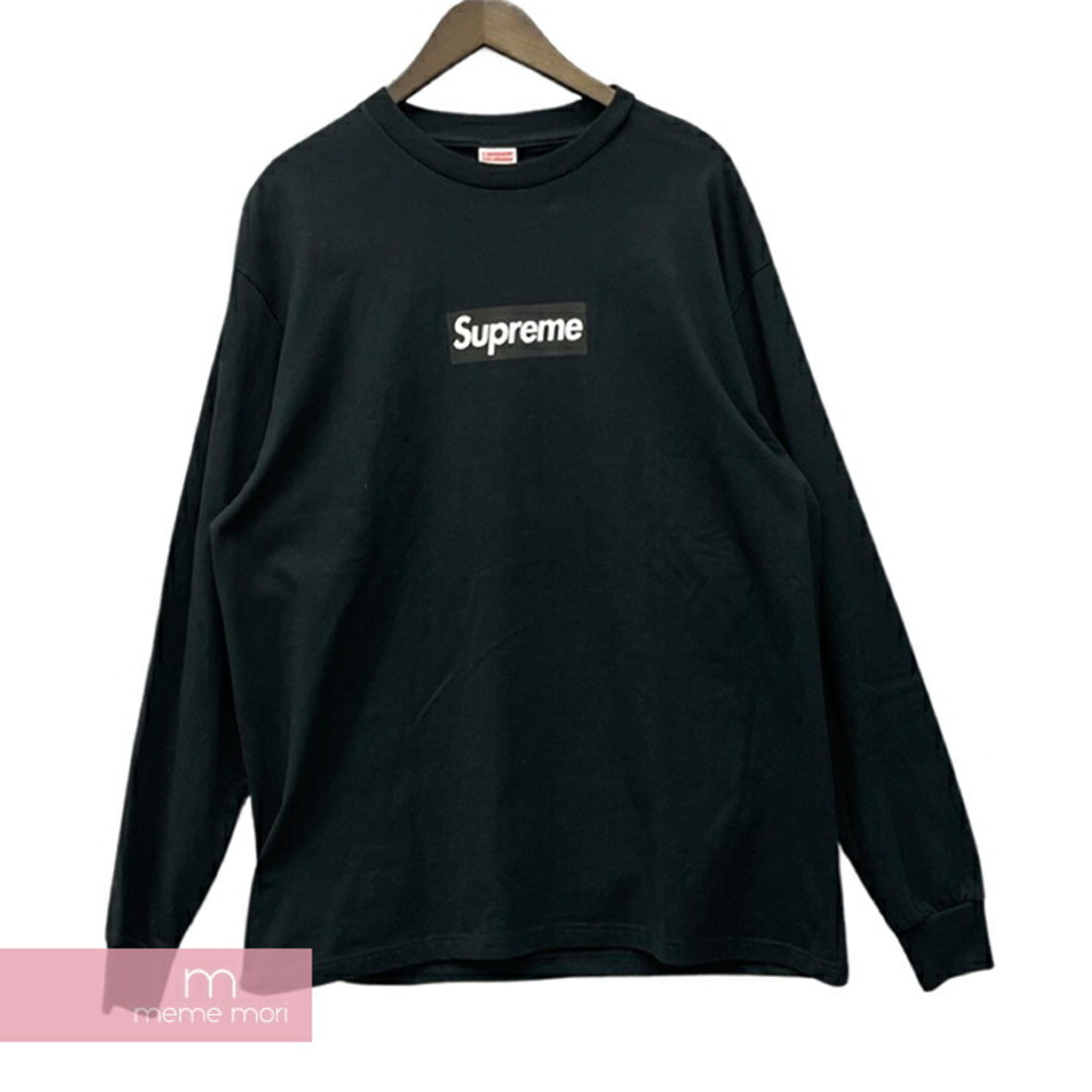 メンズSupreme 2020AW Box Logo L/S Tee シュプリーム ボックスロゴロングスリーブTシャツ 長袖カットソー ロンT ブラック サイズXL 【240110】【-A】【me04】