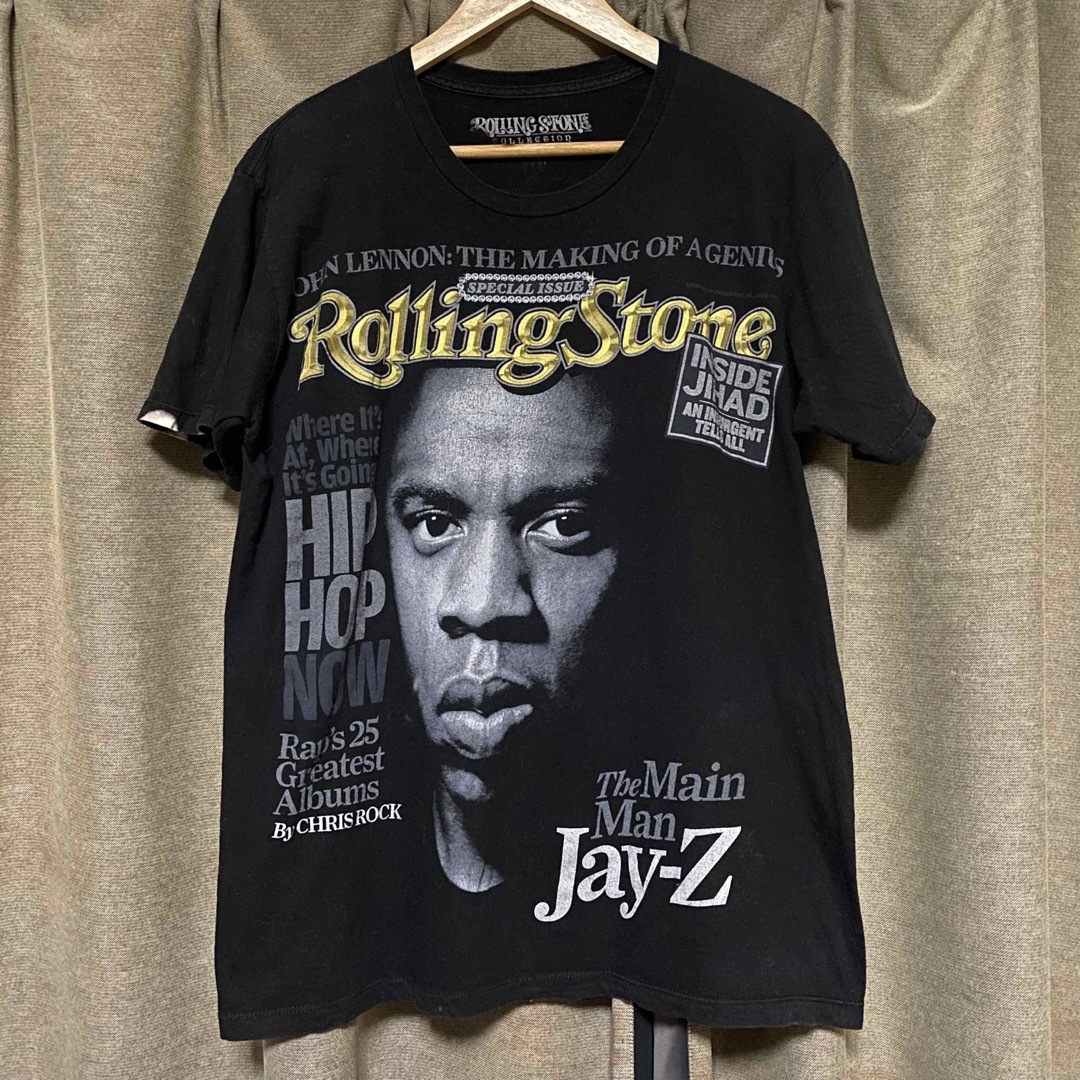 MUSIC TEE(ミュージックティー)の古着 ヴィンテージ Jay-Z Rap Tee 黒 Black Supreme メンズのトップス(Tシャツ/カットソー(半袖/袖なし))の商品写真