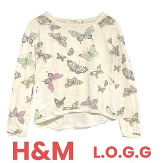 エイチアンドエイチ(H&H)のH&M  L.O.G.G  セーター　蝶々柄　レディース　即購入可能(ニット/セーター)