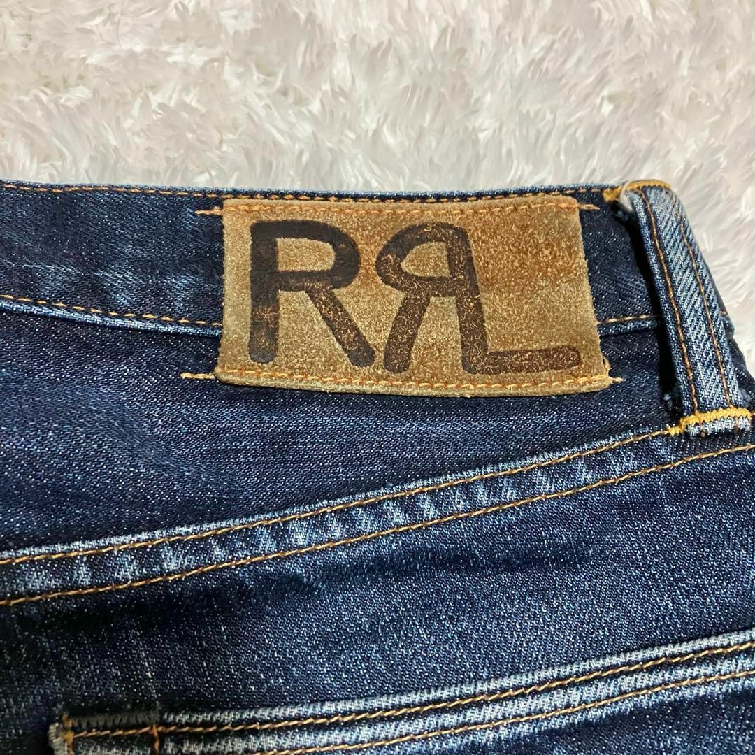 RRL(ダブルアールエル)のRRL セルビッジジーンズ　デニムパンツ　ボタンフライ　赤耳　28 30 USA メンズのパンツ(デニム/ジーンズ)の商品写真