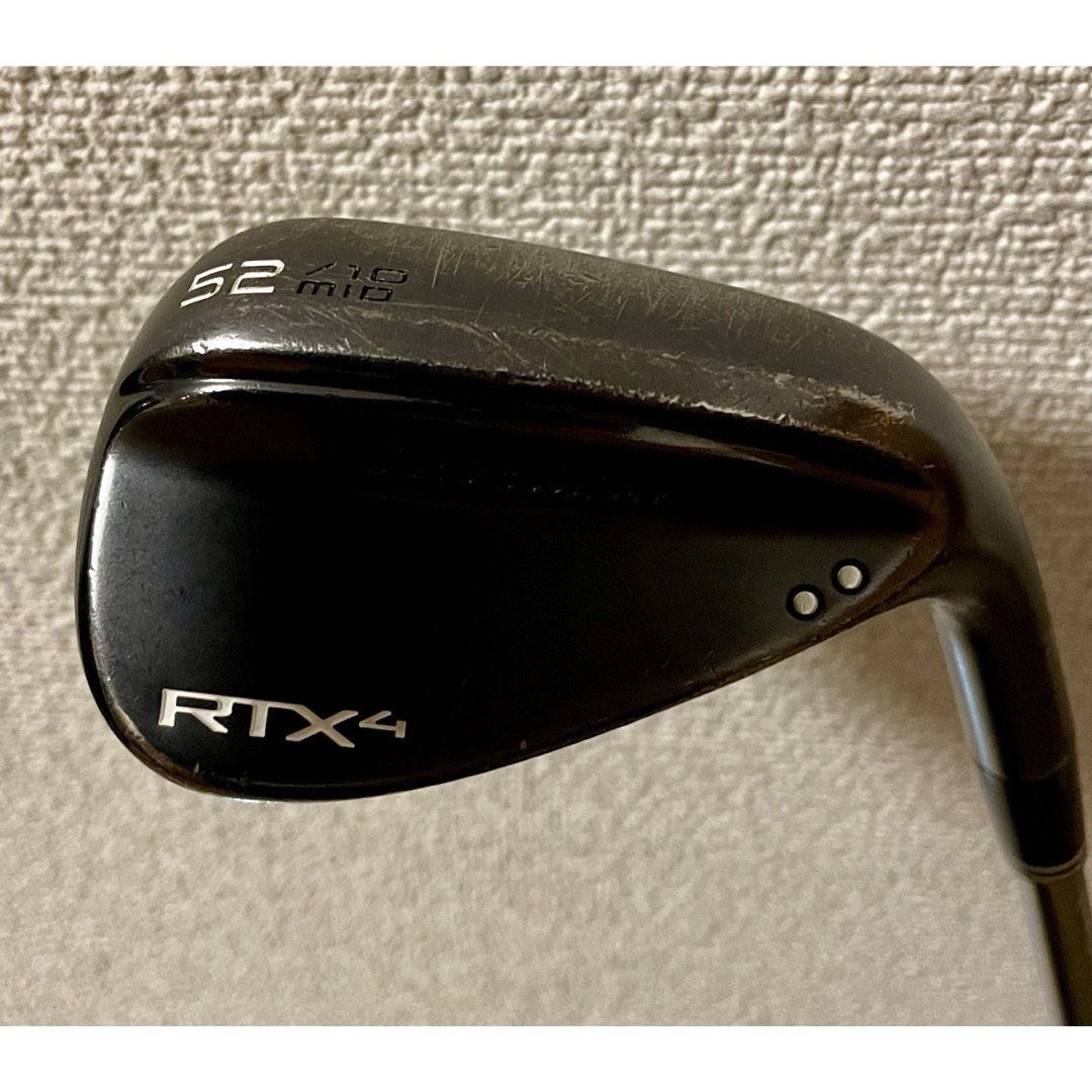 Cleveland Golf(クリーブランドゴルフ)のクリーブランド RTX4 ブラックサテン ウェッジ 52.0° スポーツ/アウトドアのゴルフ(クラブ)の商品写真