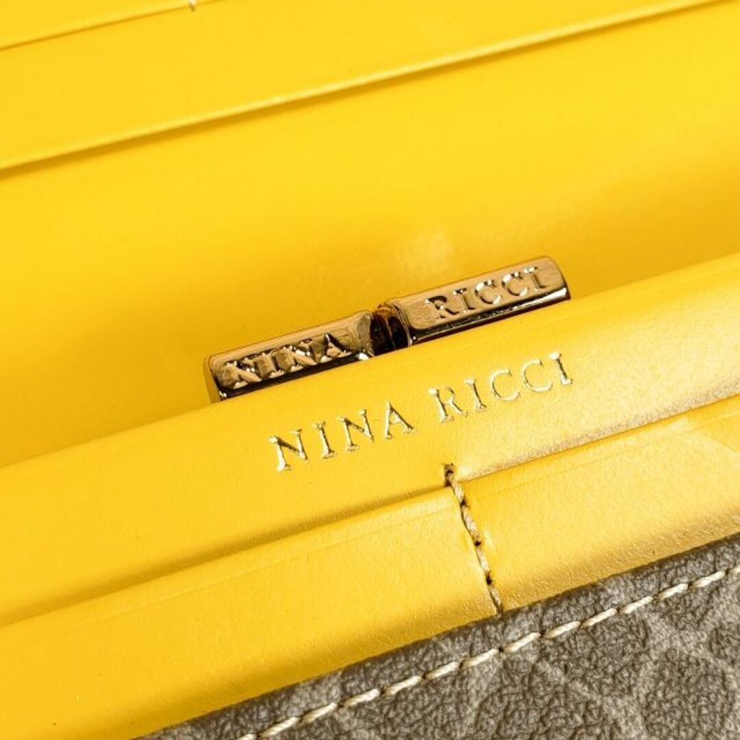 NINA RICCI - ニナリッチ ☆ カラーヌーボー 口金 フラップ 長 NINA RICCI - ニナリッチ ☆ カラーヌーボー 口金 フラップ 長