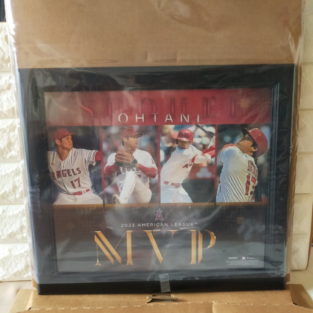 大谷翔平フォトフレーム【2023MVP】Fanatics＊MLB公式ライセンス品の