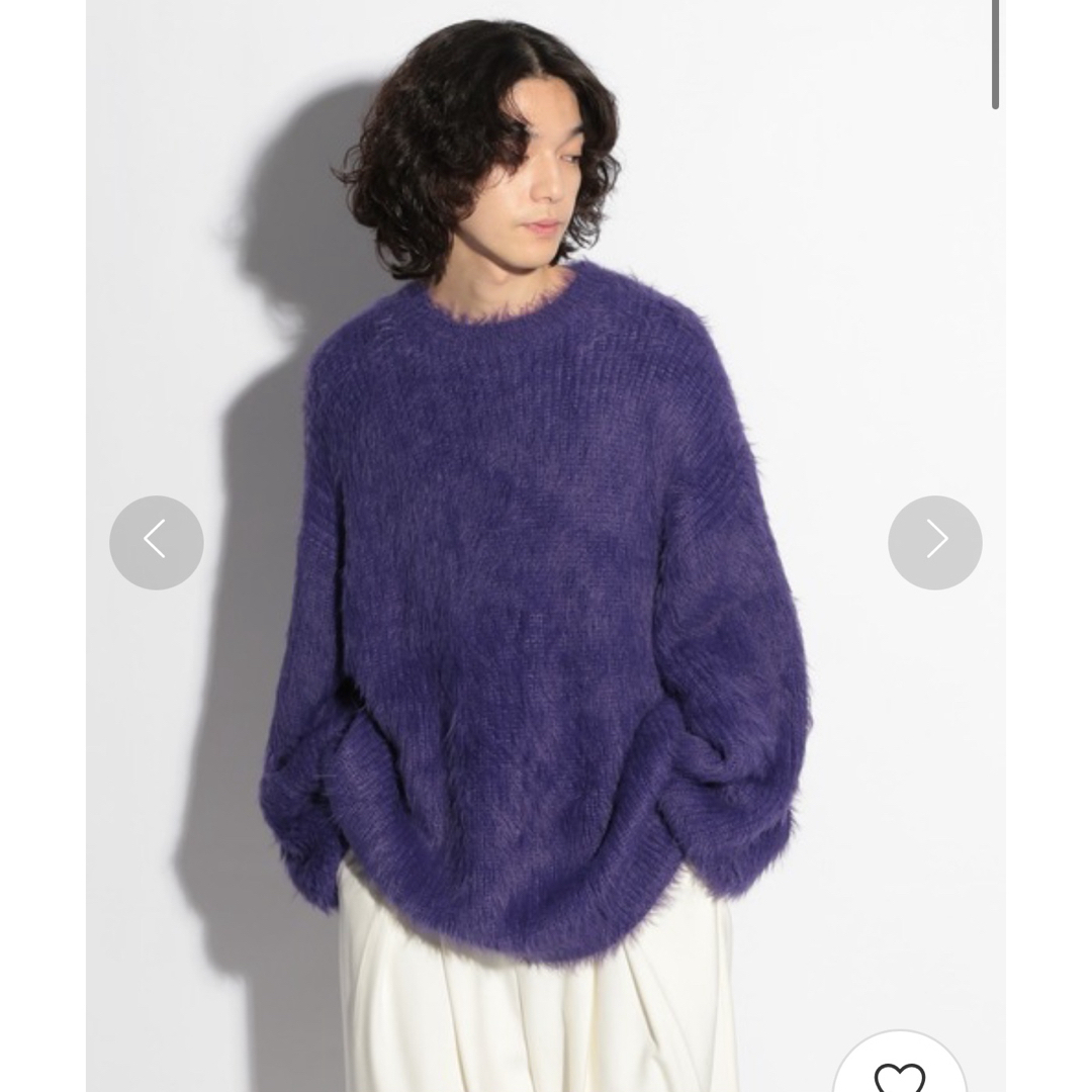 HARE(ハレ)のHARE ロングシャギーニットプルオーバー メンズのトップス(ニット/セーター)の商品写真