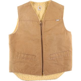 カーハート(carhartt)の古着 80年代 カーハート Carhartt ダックベスト USA製 メンズL ヴィンテージ /eaa409166(ベスト)