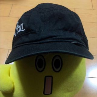 ステューシー(STUSSY)のstussyブラックワークキャップ(キャップ)