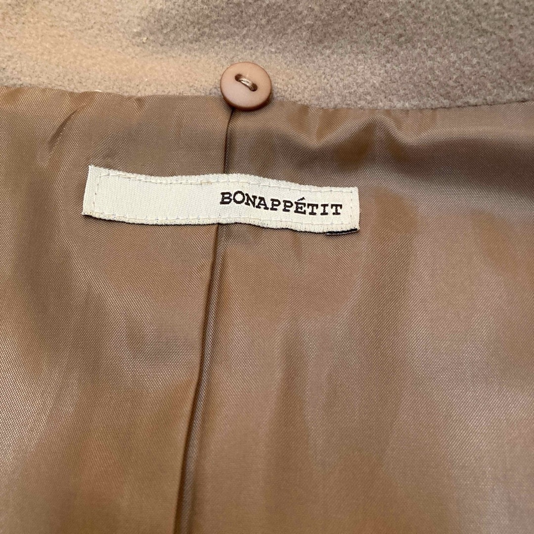 BONAPPETIT  ピーコート　キャメル レディースのジャケット/アウター(ロングコート)の商品写真