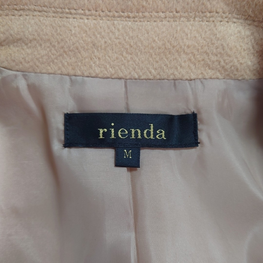 rienda(リエンダ)のrienda リエンダ アウター チェスターコート キャメル Mサイズ レディースのジャケット/アウター(チェスターコート)の商品写真