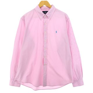 ラルフローレン(Ralph Lauren)の古着 ラルフローレン Ralph Lauren CUSTOM FIT 長袖 ボタンダウンシャツ メンズXL /eaa409454(シャツ)