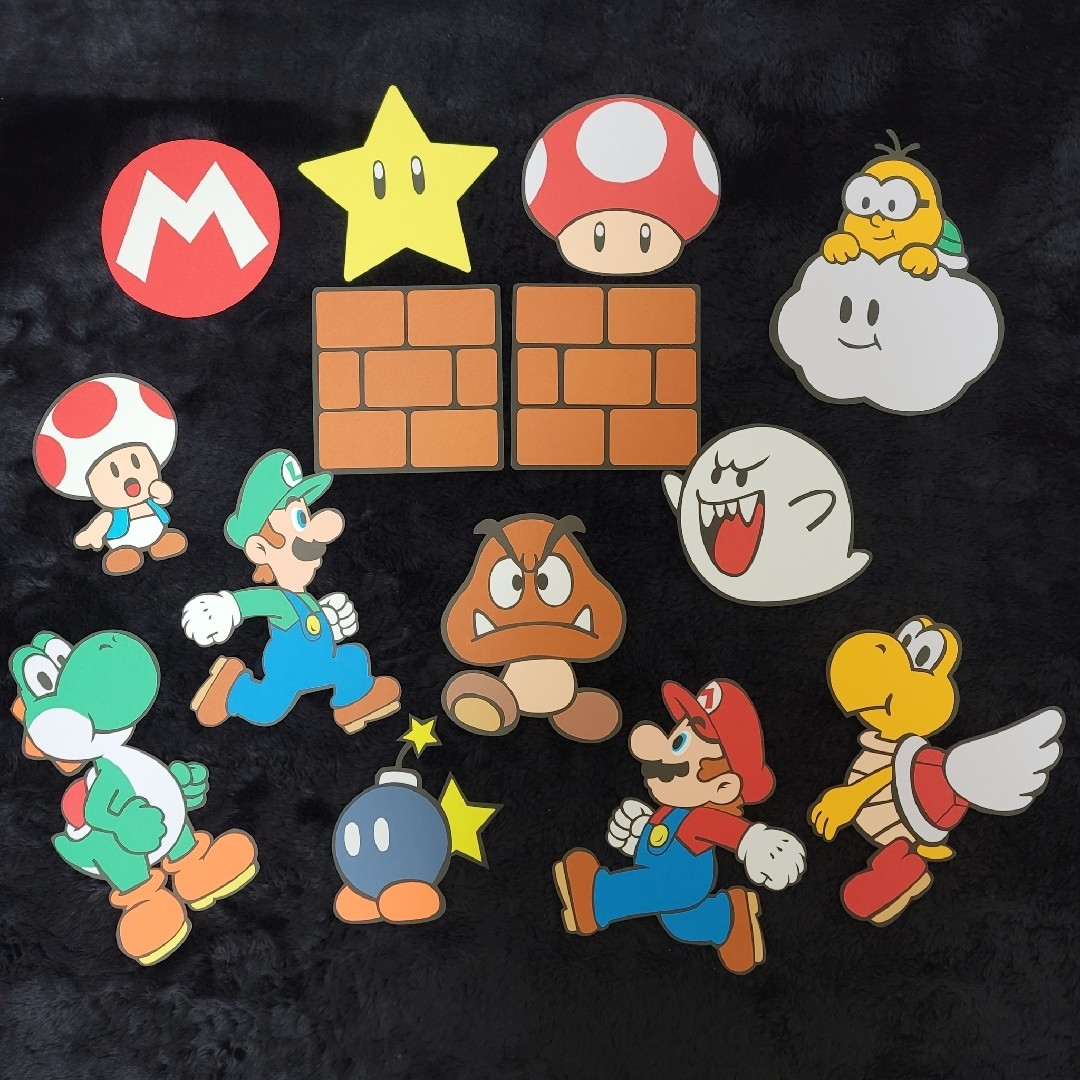 マリオ壁面3 ハンドメイドのハンドメイド その他(その他)の商品写真