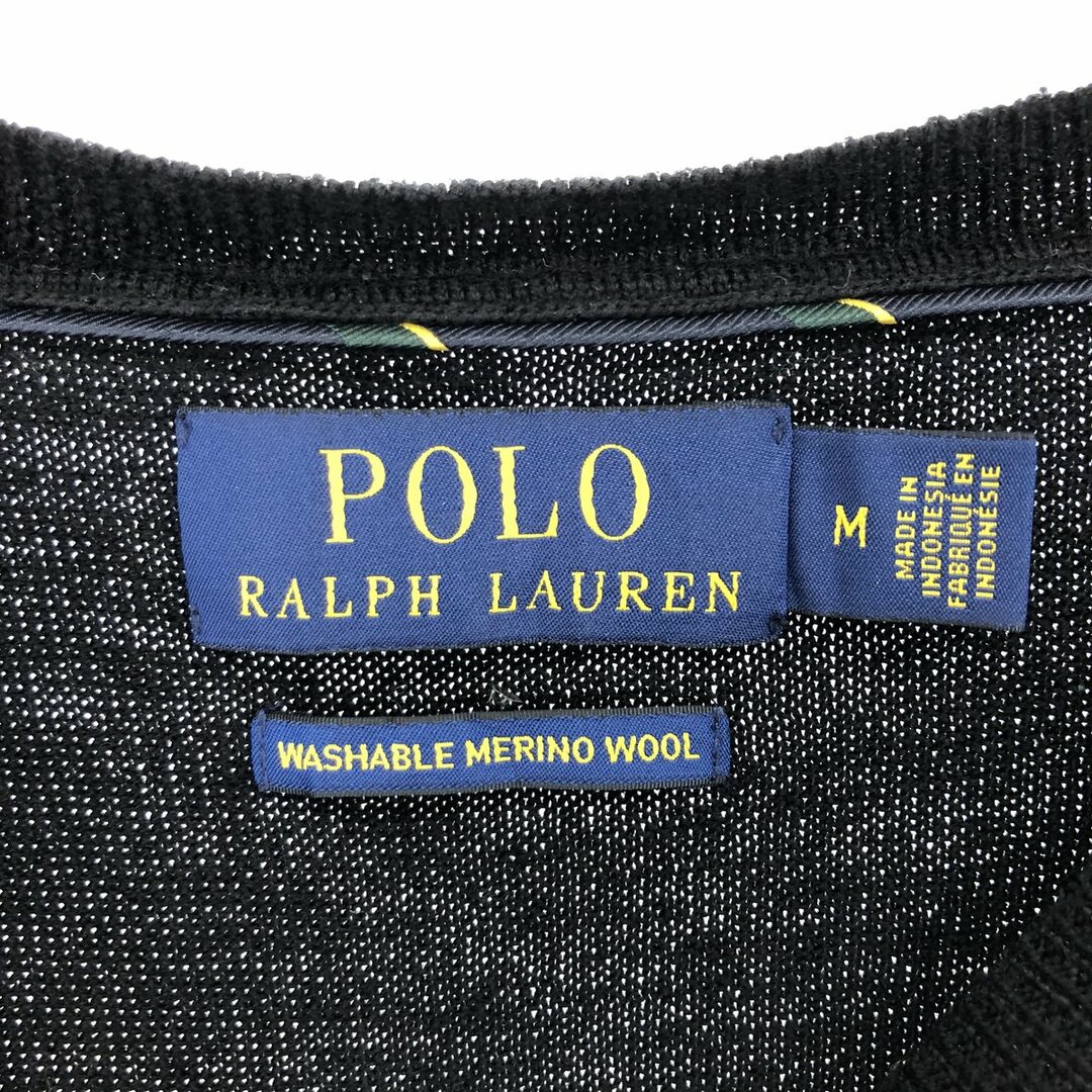 Ralph Lauren(ラルフローレン)の古着 ラルフローレン Ralph Lauren POLO RALPH LAUREN メリノウールニットセーター メンズM /eaa409435 メンズのトップス(ニット/セーター)の商品写真