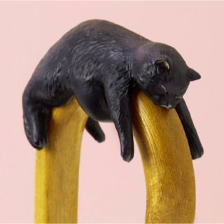 フェリシモ(FELISSIMO)の新品　猫部　そこで寝ちゃうの?　だら〜ん猫の傘タグ　アクセサリー　フェリシモ(キャラクターグッズ)