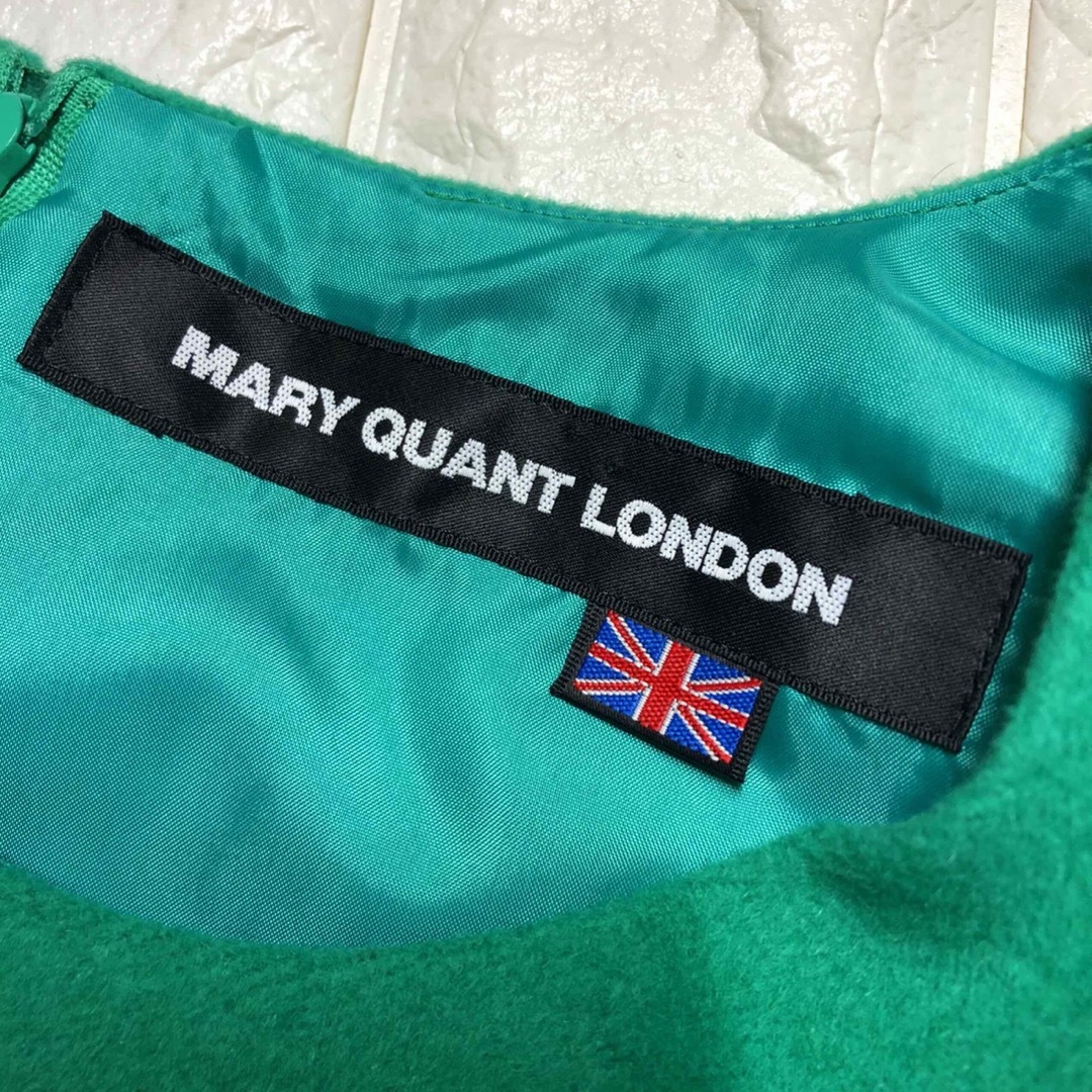 MARY QUANT(マリークワント)のMARYQUANTマリークワントロンドングリーンのワンピースM レディースのワンピース(ミニワンピース)の商品写真