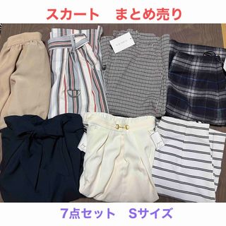 ハニーズ(HONEYS)の★スカート おまとめ売り 7点セット★Sサイズ　合計18000円相当(ひざ丈スカート)