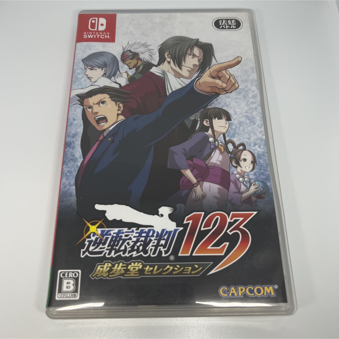 Nintendo Switch(ニンテンドースイッチ)の逆転裁判123 成歩堂セレクション Nintendo Switch スイッチ エンタメ/ホビーのゲームソフト/ゲーム機本体(家庭用ゲームソフト)の商品写真