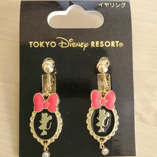 ディズニー(Disney)のミニー　イヤリング　未使用(イヤリング)