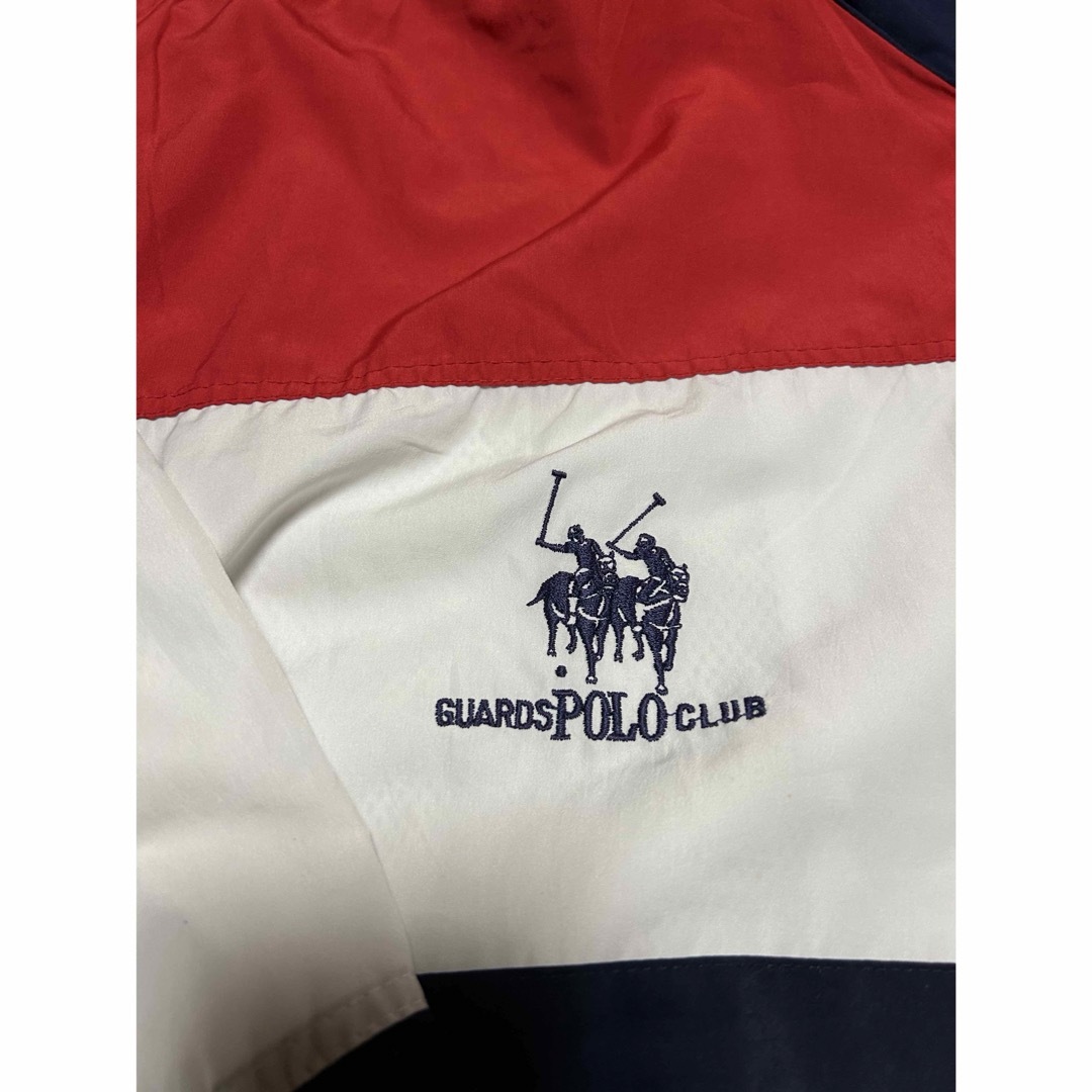 BEVERLY HILLS POLO CLUB（BHPC）(ビバリーヒルズポロクラブ)の早い者勝ち　POLO club 古着　レア　ボーダー メンズのジャケット/アウター(ナイロンジャケット)の商品写真