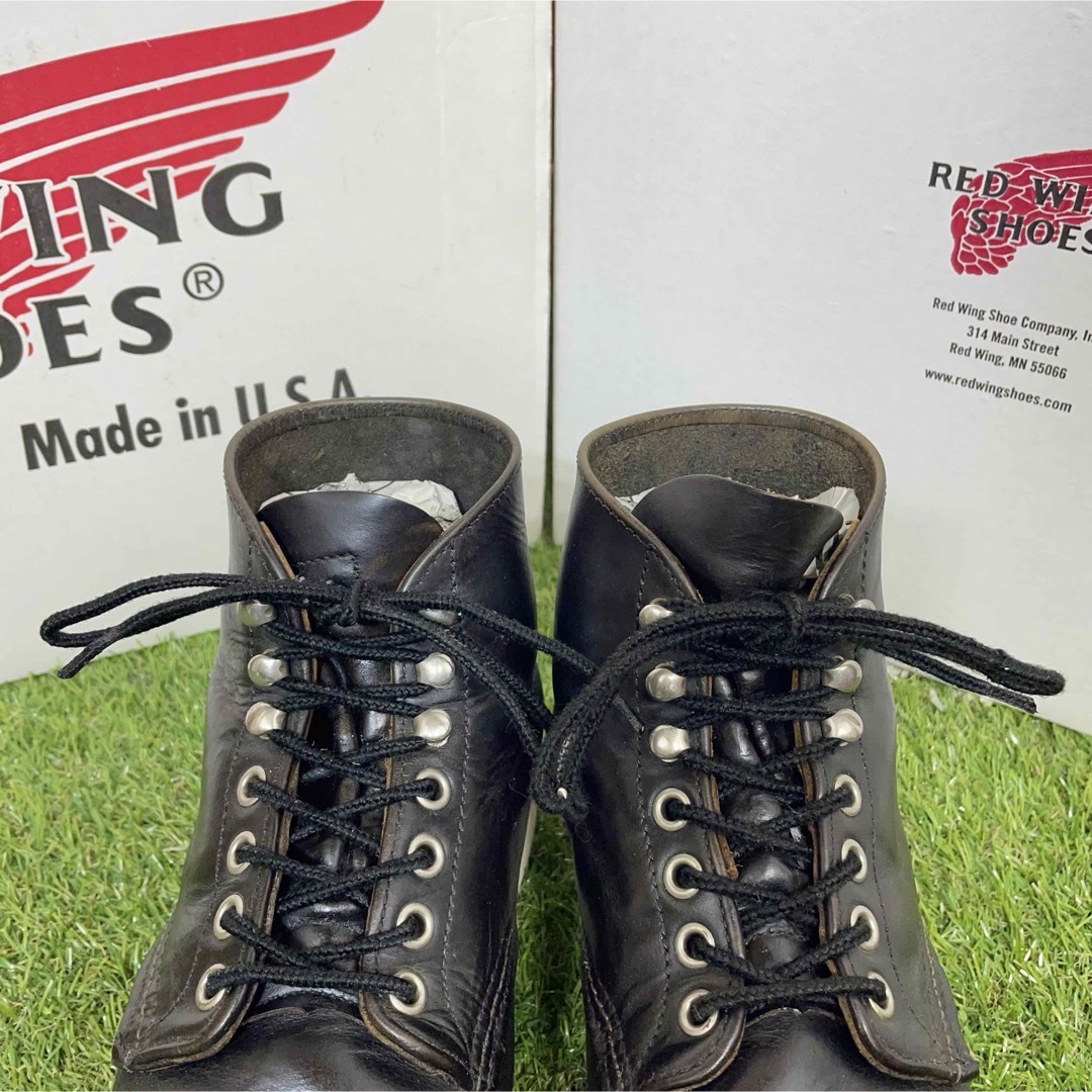 REDWING(レッドウィング)の【安心品質009】箱付茶芯廃盤レッドウインUS7.5D送料無料 90’sタグ メンズの靴/シューズ(ブーツ)の商品写真