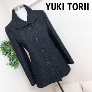 ユキトリイインターナショナル(YUKI TORII INTERNATIONAL)のYUKITORIIユキトリイ黒のジャケット38(テーラードジャケット)