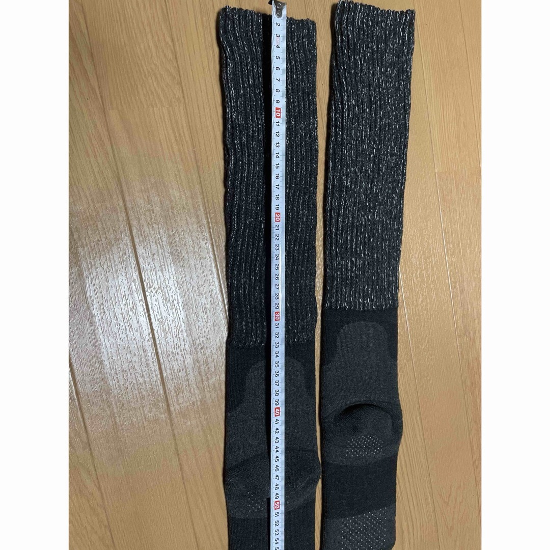 ポカポカ ルームソックス 滑り止め 裏起毛 靴下 ロング ニーハイ 日本製  レディースのレッグウェア(ソックス)の商品写真