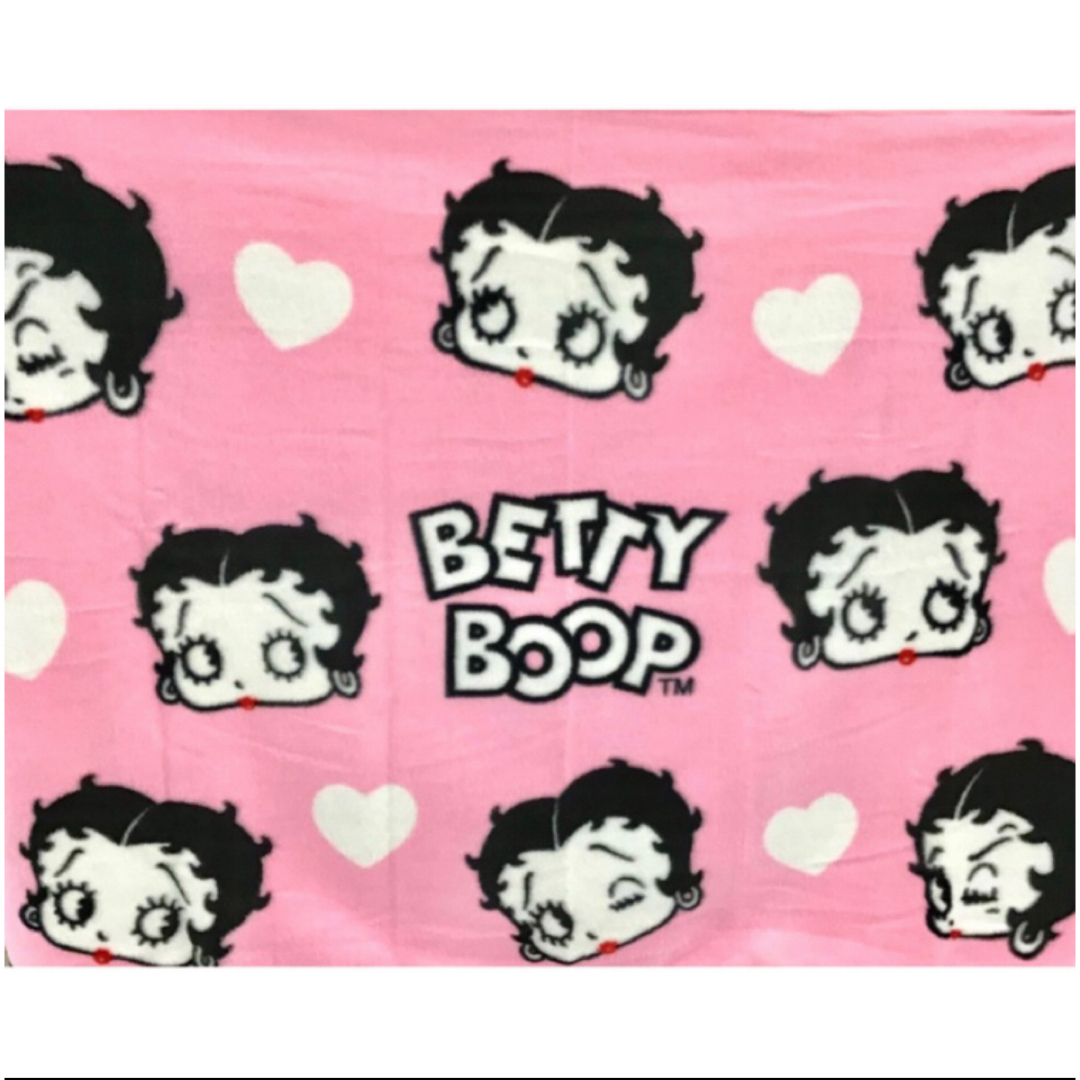 【いいね不要】Betty Boop 膝掛け ピンク 70×100 ベティちゃん エンタメ/ホビーのアニメグッズ(その他)の商品写真