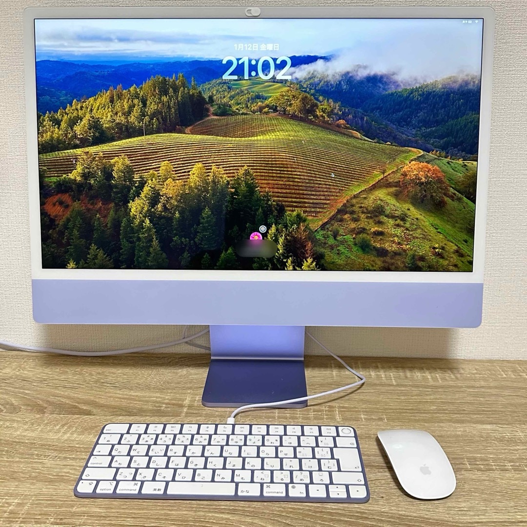 iMac24インチ パープル iMac 4.5K Retinaディスプレイモデル