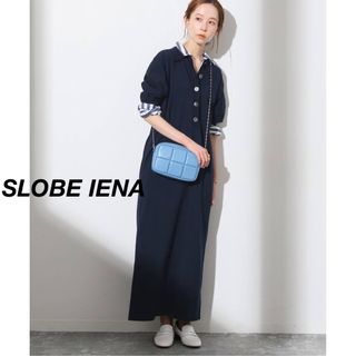 SLOBE IENA - SLOBE ポロエリニットワンピースの通販 by