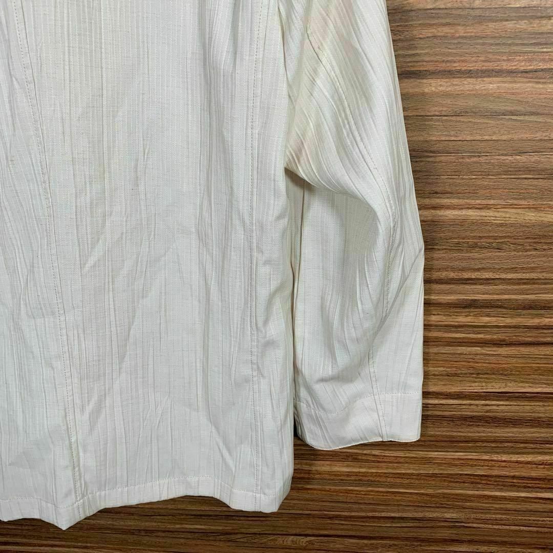 GRANSIGNORE グランシニョーレ️ シャツジャケット Lサイズ ベージュ メンズのトップス(シャツ)の商品写真