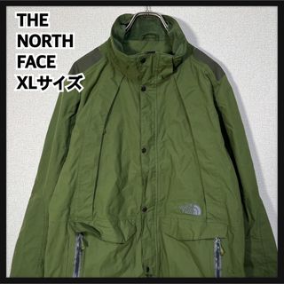 ザノースフェイス(THE NORTH FACE)の【ノースフェイス】マウンテンパーカー　カーキー　刺繍ワンポイント　ナイロンky(マウンテンパーカー)