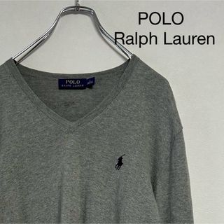 ラルフローレン(Ralph Lauren)の美品 90s POLO Ralph Lauren コットンニット セーター(ニット/セーター)