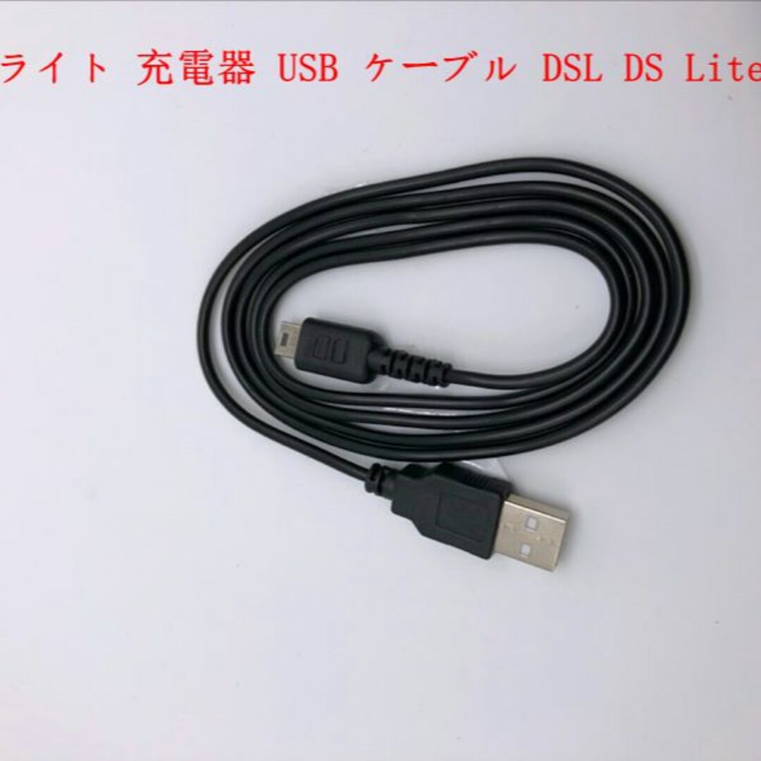 ニンテンドーDS(ニンテンドーDS)の新品未使用※DSライト 充電器 USB ケーブル DSL DS Lite NDS エンタメ/ホビーのゲームソフト/ゲーム機本体(携帯用ゲーム機本体)の商品写真