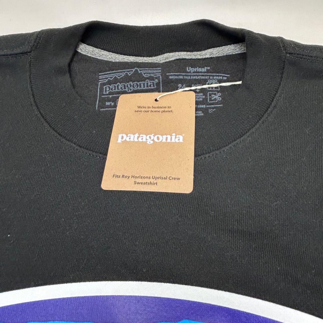 patagonia(パタゴニア)の新品 PATAGONIA パタゴニア スウェット シャツ ブラック Sサイズ メンズのトップス(スウェット)の商品写真