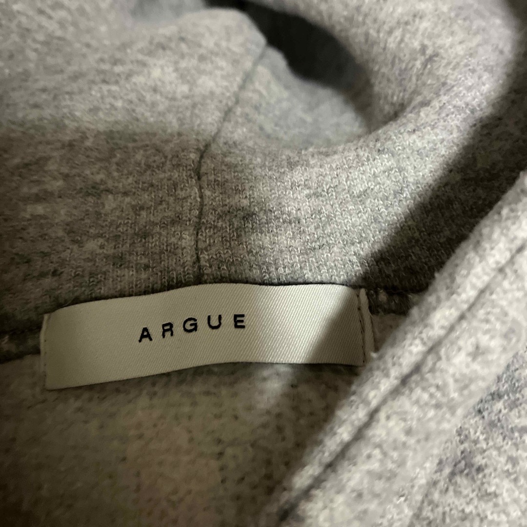 ARGUE(アギュー)のargue フーディチュニック　Gray レディースのトップス(チュニック)の商品写真