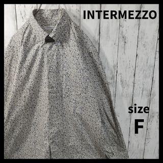 インターメッツォ(INTERMEZZO)の【INTERMEZZO】総柄ドレスシャツ　オーバーサイズ　ボタンダウン　長袖(シャツ)