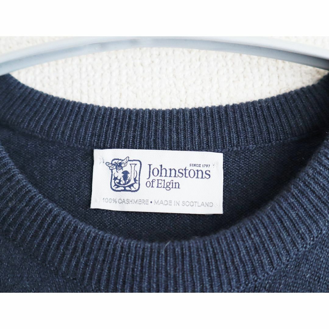 Johnstons of Elgin　スコットランド製 カシミヤニット セーター