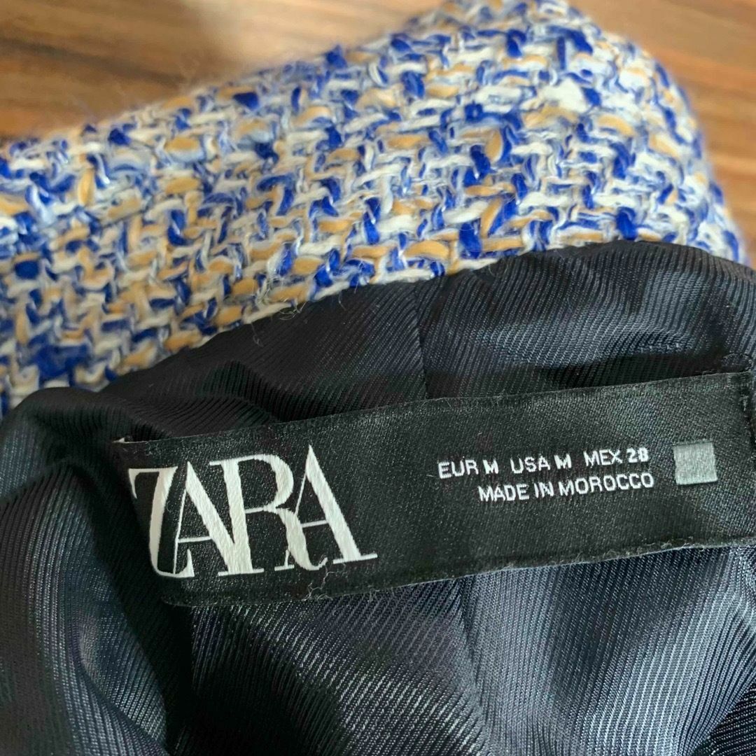 ZARA(ザラ)のZARA ザラ ニット ジャケット アウター Mサイズ レディース 長袖 ロング レディースのトップス(ニット/セーター)の商品写真