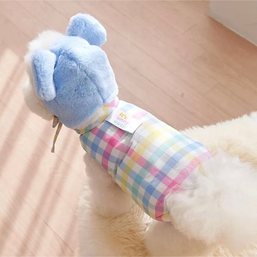 【新品】可愛い♡くまさんなりきりベスト　犬服　ドッグウェア　アウター　ダウン その他のペット用品(犬)の商品写真