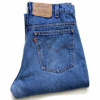 リーバイス(Levi's)の80s USA製 Levi'sリーバイス 509 ペンキ飛び デニムパンツ w33 L34★オールド ビンテージ ジーンズ ストレート スリム ハチマル(デニム/ジーンズ)